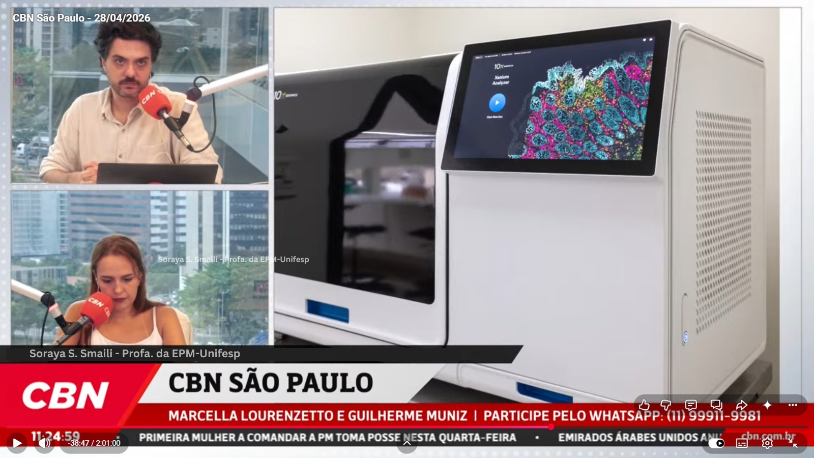 Destaque na Rádio CBN
